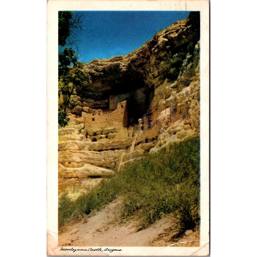 Montezuma Castle National Monument Phoenix AZ Vintage Postcard SP10-17